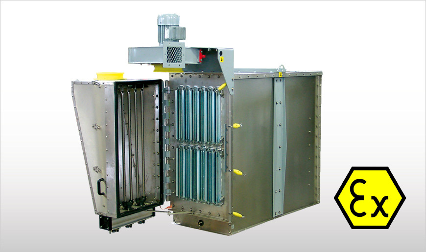 Flanged Polygonal Dust Collectors ATEX-certified